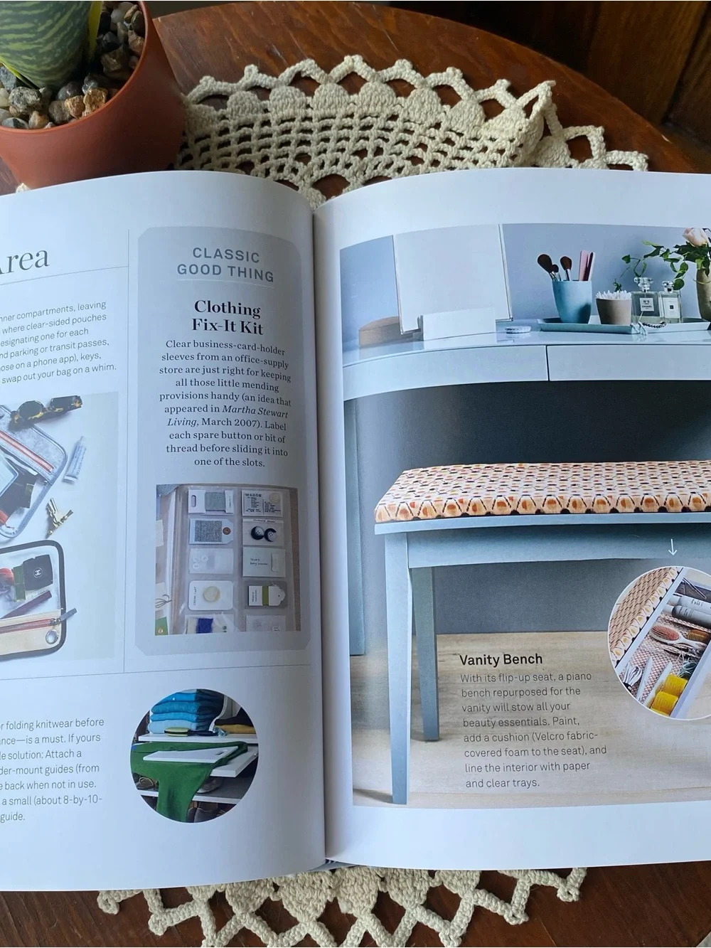 Martha Stewart Very Good Things – Teal and White Hardcover